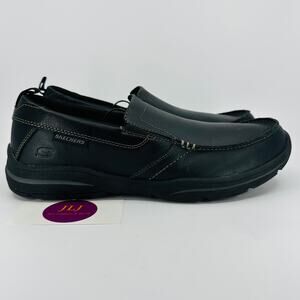 Skechers Men's Relaxed Fit Harper - Forde Leather Slip On Loafers 64858 Size 8